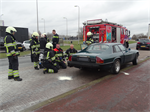 Prio 1 Brand Wegvervoer Auto Parkeerplaats BST N31 Rechts Stienkamp Drachten